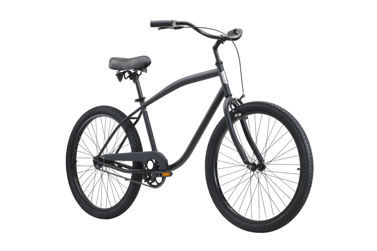 Retro Beach Cruiser - Black