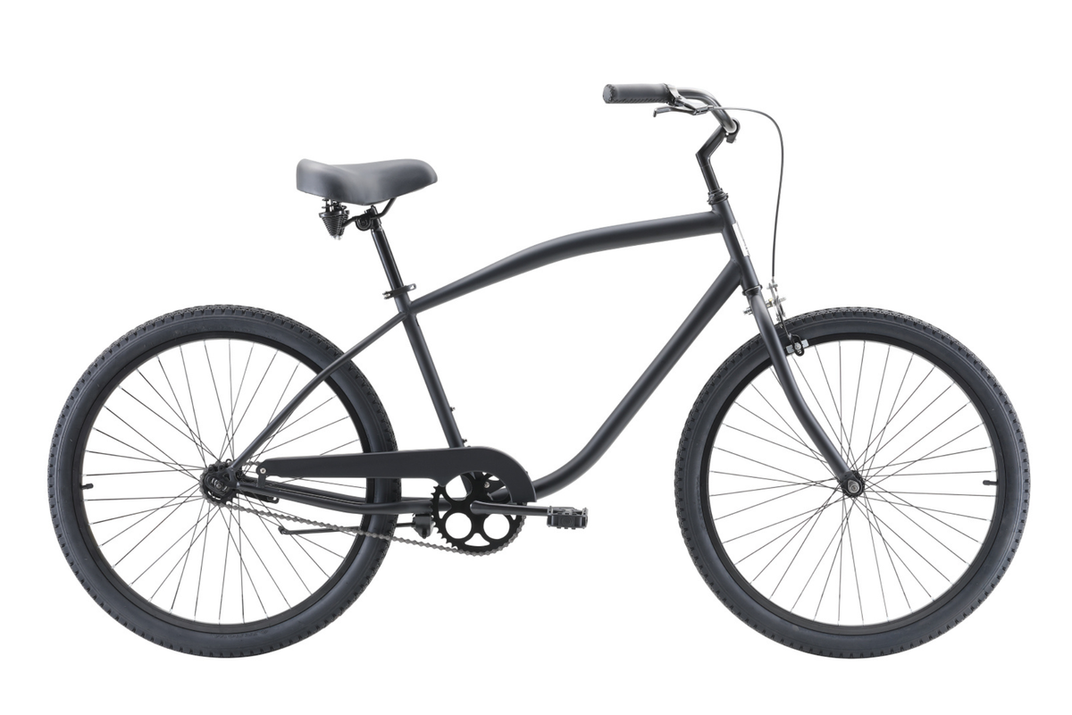 Retro Beach Cruiser - Black