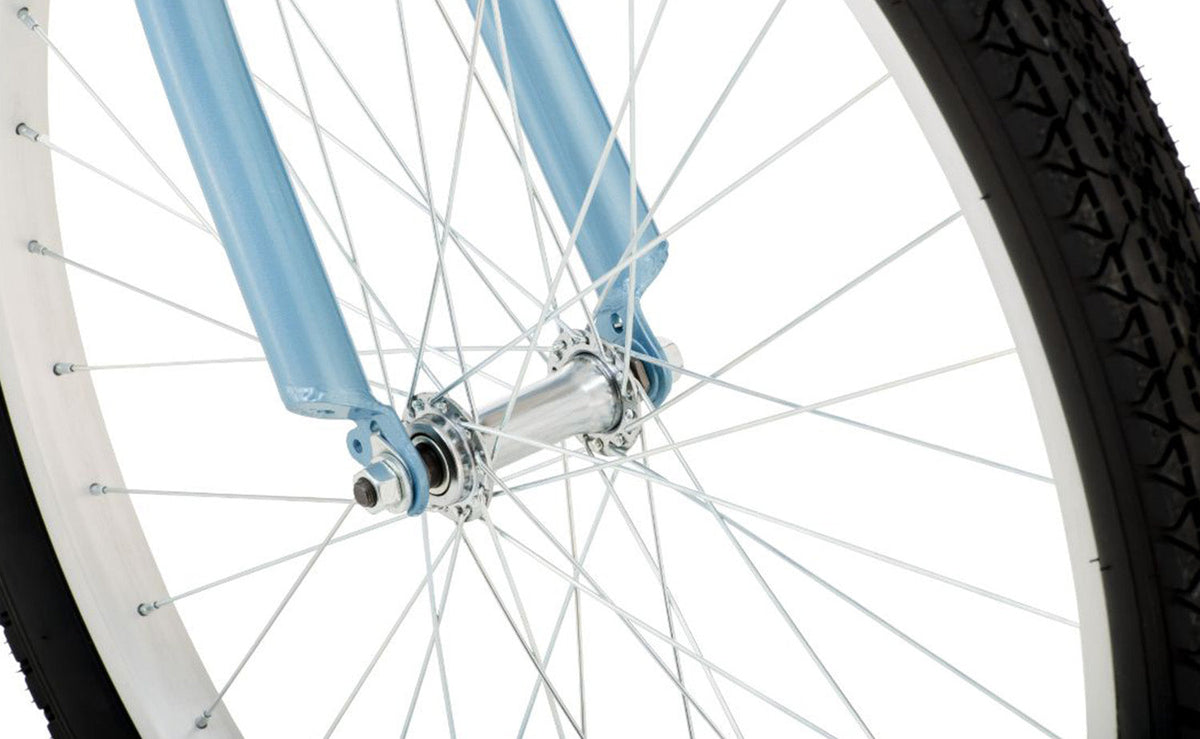 Ladies Beach Cruiser Vintage Bike - Blue