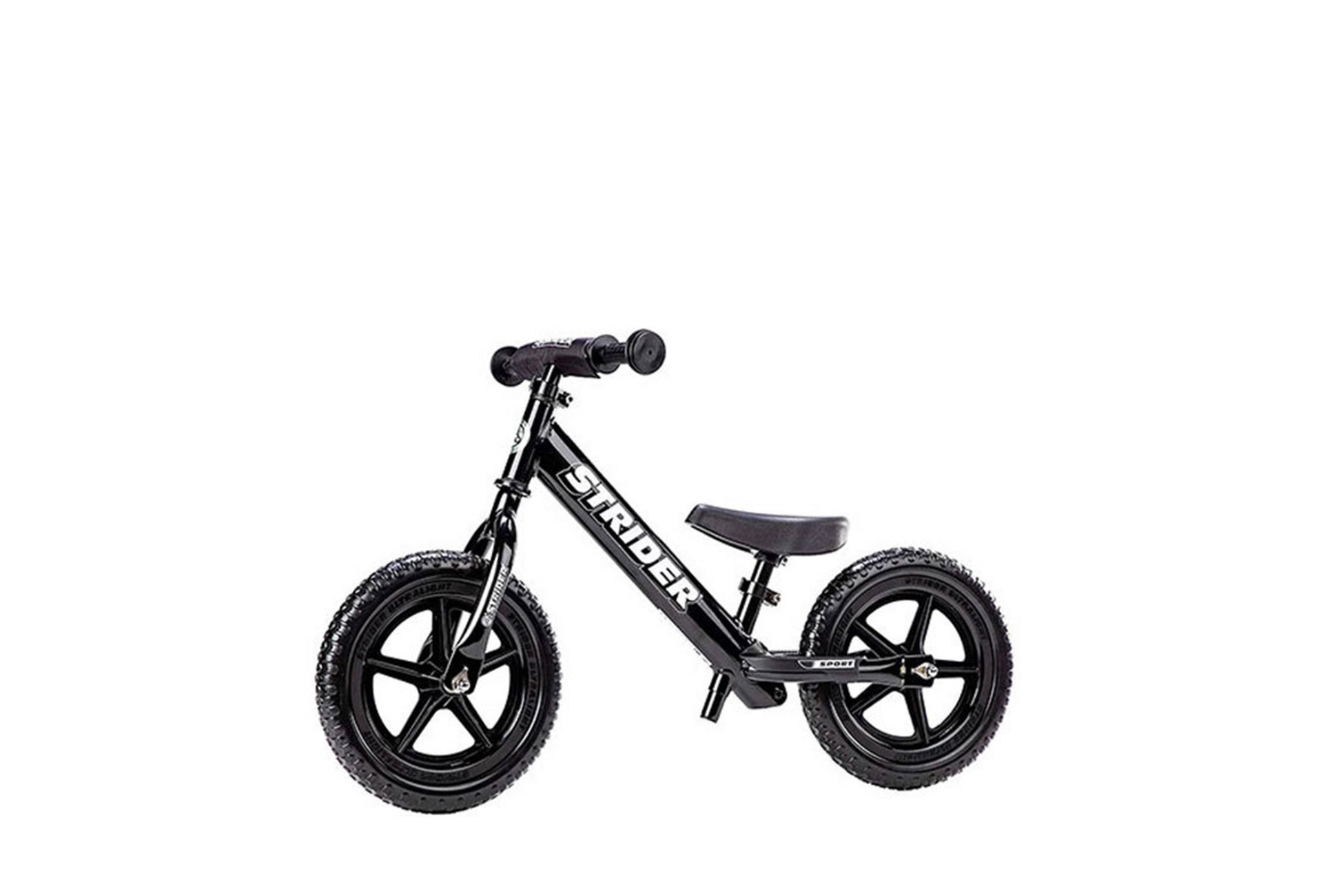 Strider 12 Sport Balance Bike - Black | Reid Cycles Australia