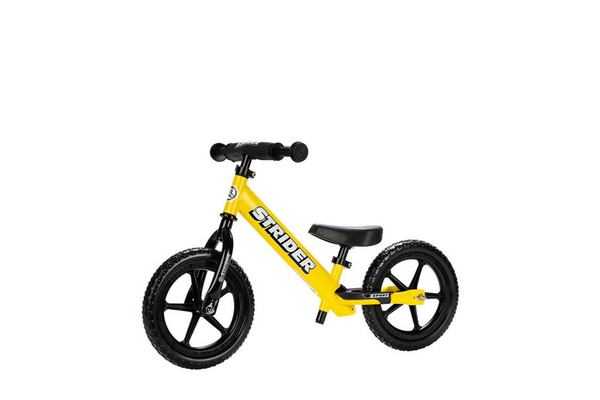 Strider 12 Sport Balance Bike - Yellow | Reid Cycles Australia