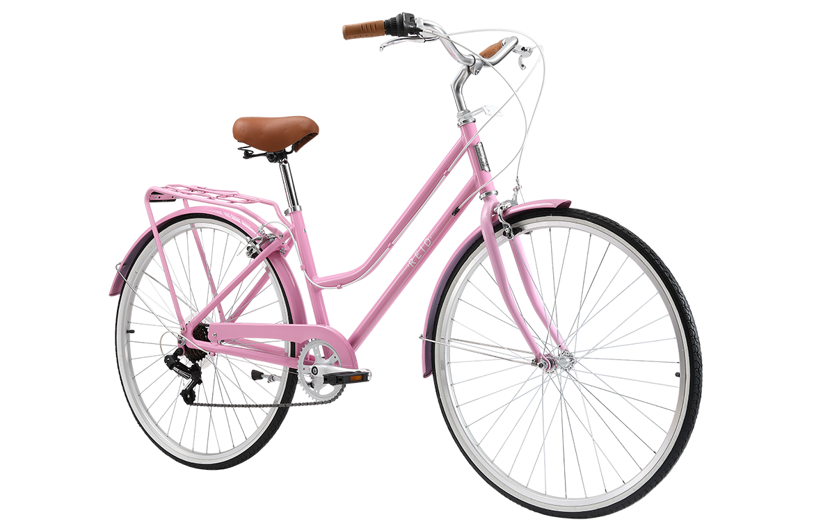 Ladies Lite Vintage Bike Soft Pink