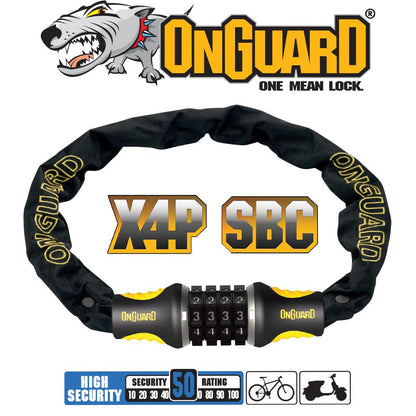 Mastiff Chain Lock 120 x 4mm Black