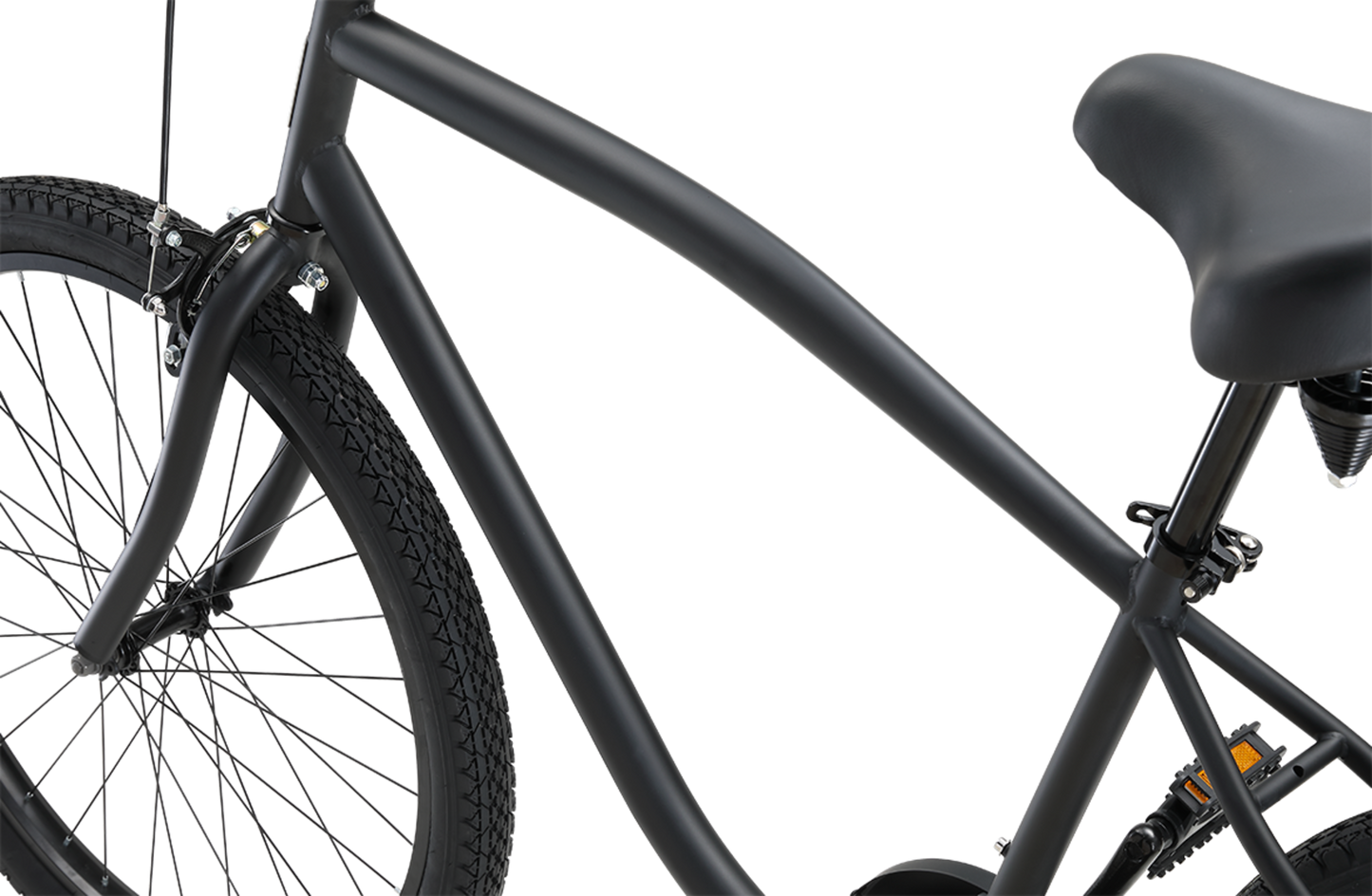 Beach Cruiser Bike Matte Black