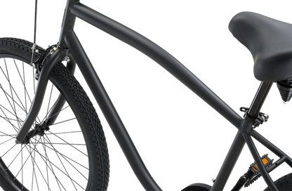 Beach Cruiser Bike Matte Black