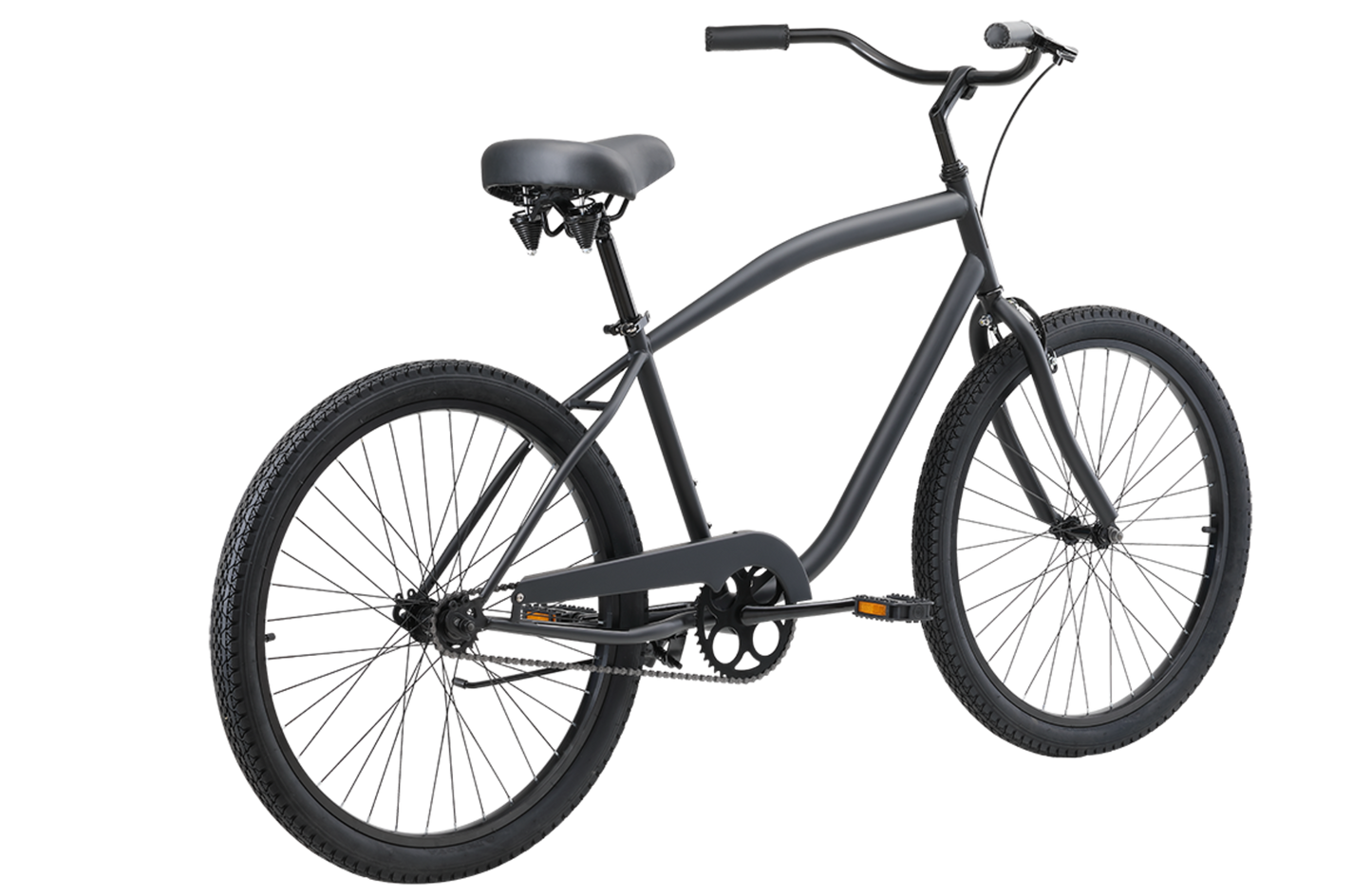 Beach Cruiser Bike Matte Black