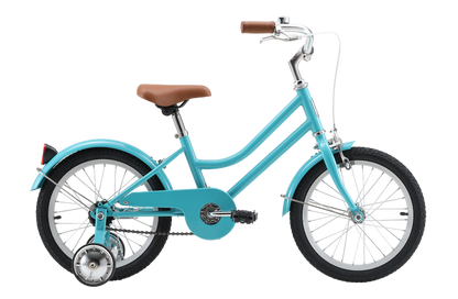 Girls Classic 16" Vintage Bike Turquoise