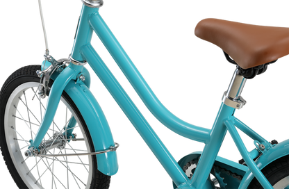 Girls Classic 16" Vintage Bike Turquoise