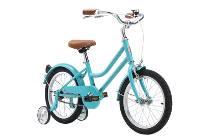 Girls Classic 16" Vintage Bike Turquoise