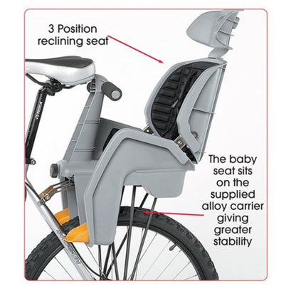 NA Beto Baby Seat Deluxe w/ Rack     Reid Cycles AU