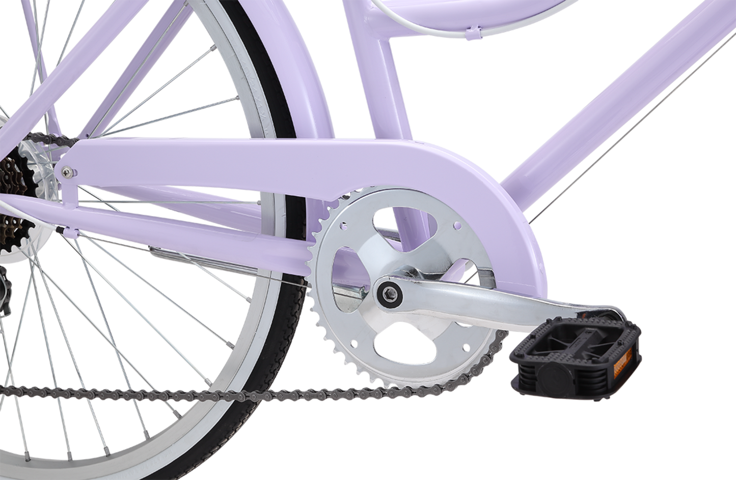 Ladies Petite 24" Vintage Bike Lavender
