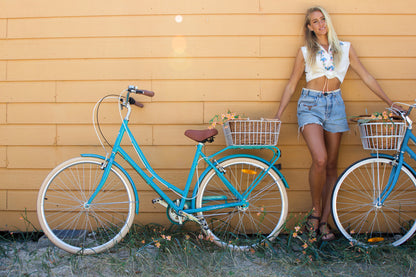 Ladies Deluxe Vintage Bike Aqua