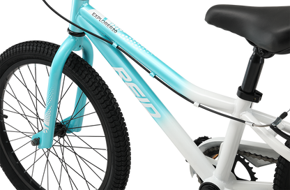 Explorer S 20" Kids Bike White Aqua