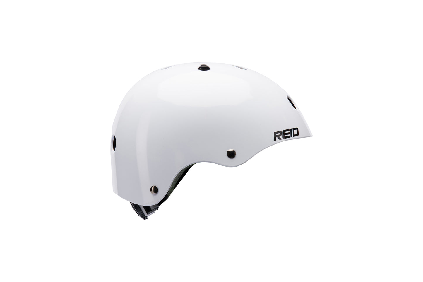 Kids Classic Skate Bike Helmet Gloss White