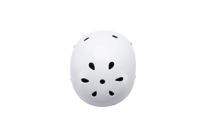 Kids Classic Skate Bike Helmet Gloss White