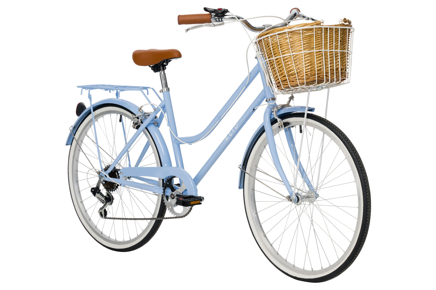 Ladies Petite 24" Vintage Bike Sky Blue