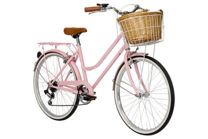 Ladies Petite 24" Vintage Bike Soft Pink