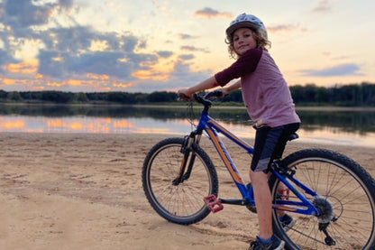 Scout 24" Kids Bike Blue Orange
