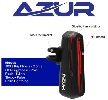 Azur Vampire 20 Lumens Tail Light