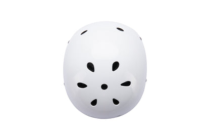 Classic Skate Bike Helmet Gloss White