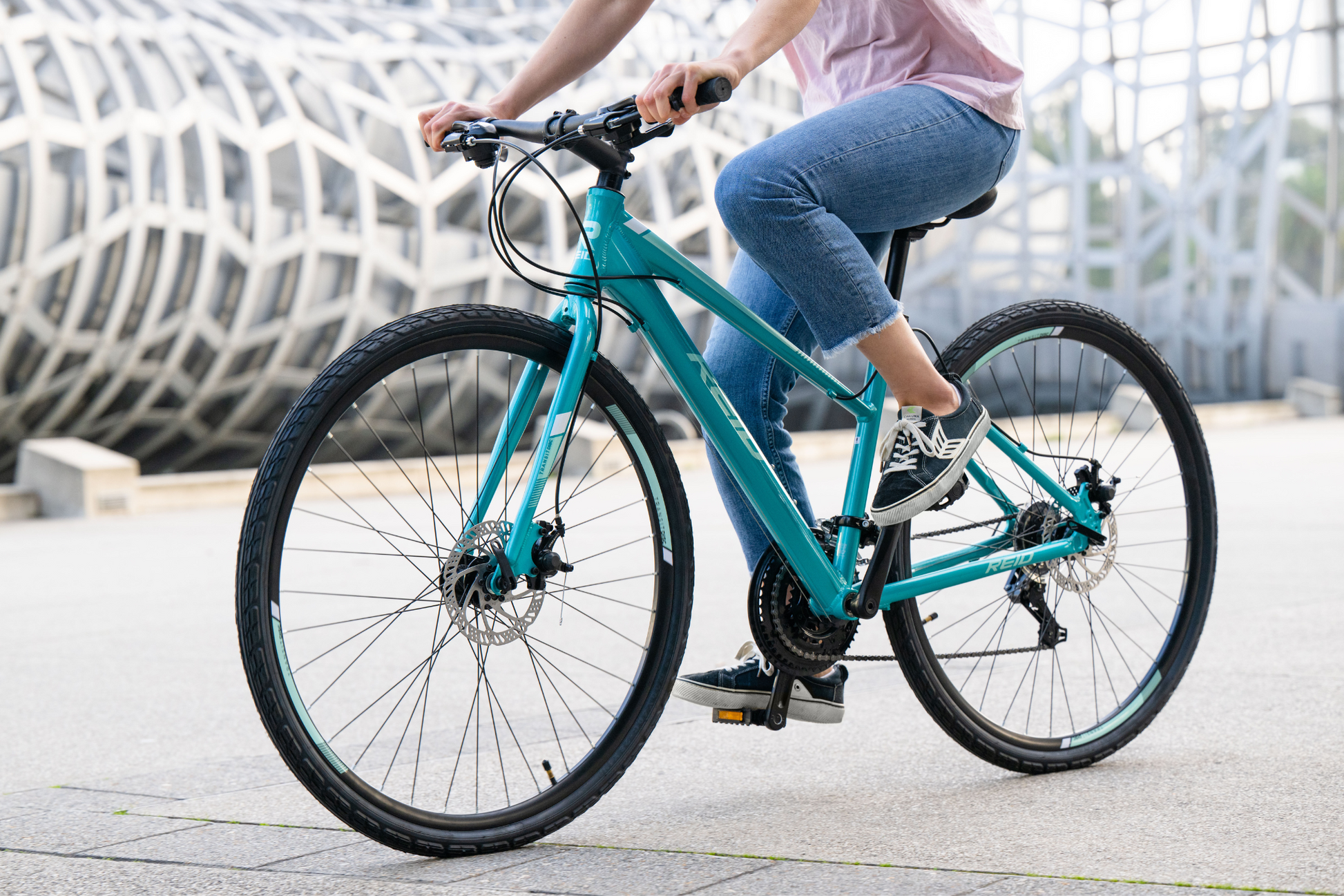 Teal online hybrid bike