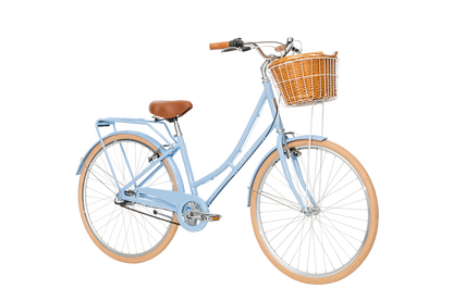 Ladies Deluxe Vintage Bike Sky Blue Reid Cycles