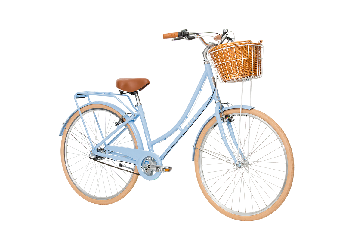 Ladies Deluxe Vintage Bike Sky Blue