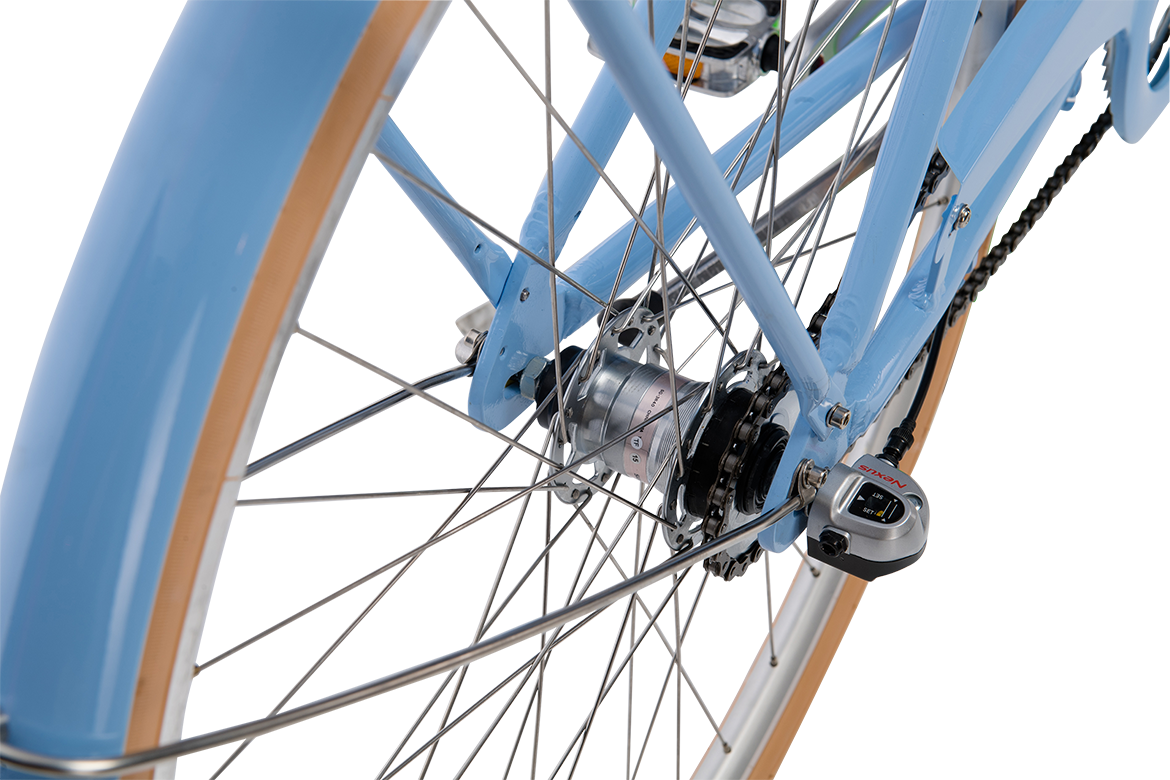 Ladies Deluxe Vintage Bike Sky Blue