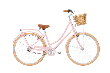 Ladies Deluxe Vintage Bike Soft Pink