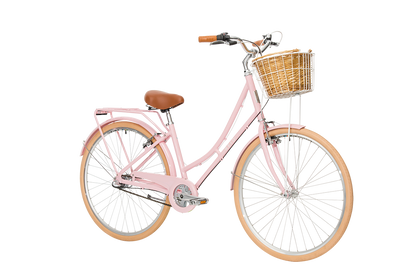 Ladies Deluxe Vintage Bike Soft Pink