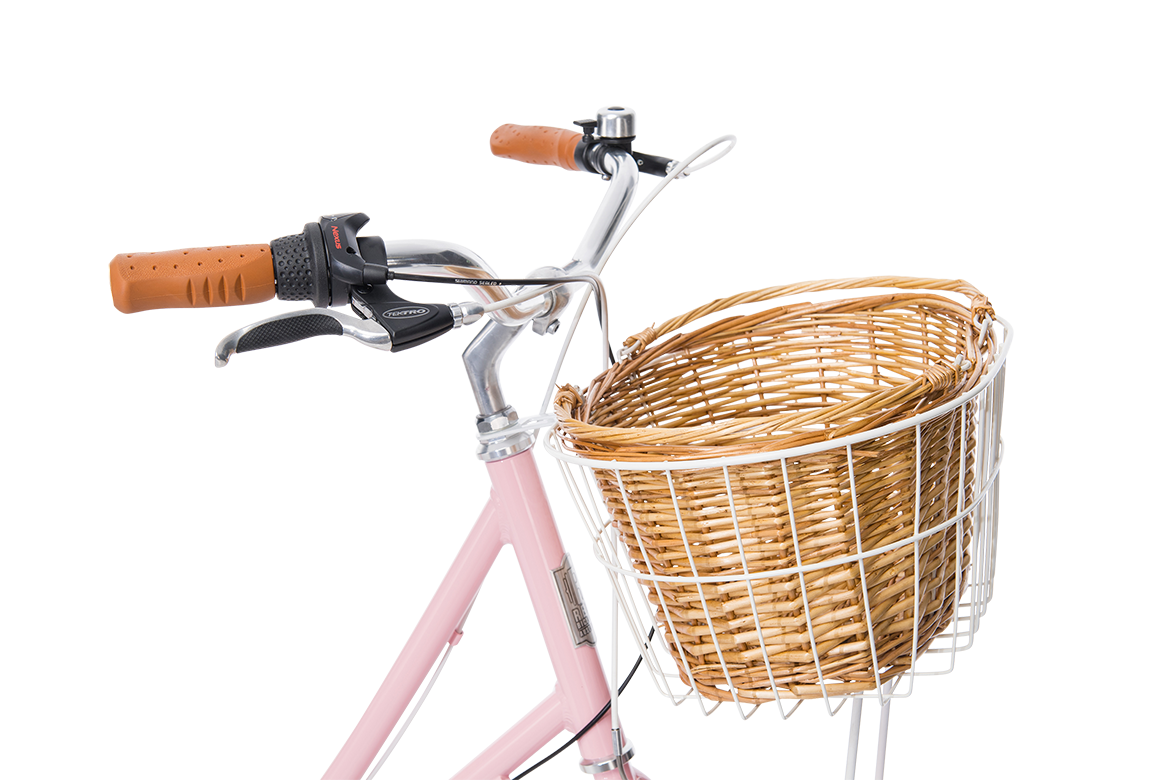Ladies Deluxe Vintage Bike Soft Pink