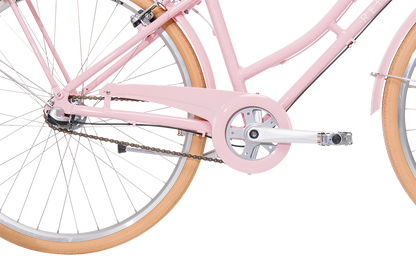 Ladies Deluxe Vintage Bike Soft Pink