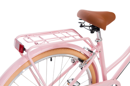 Ladies Deluxe Vintage Bike Soft Pink