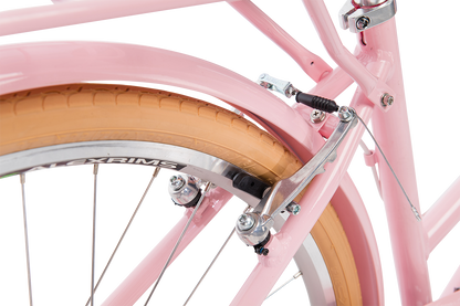 Ladies Deluxe Vintage Bike Soft Pink
