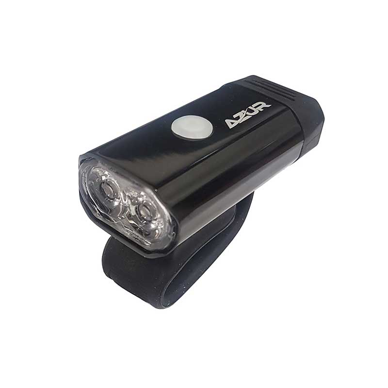 Azur Fusion 400 USB Headlight Black