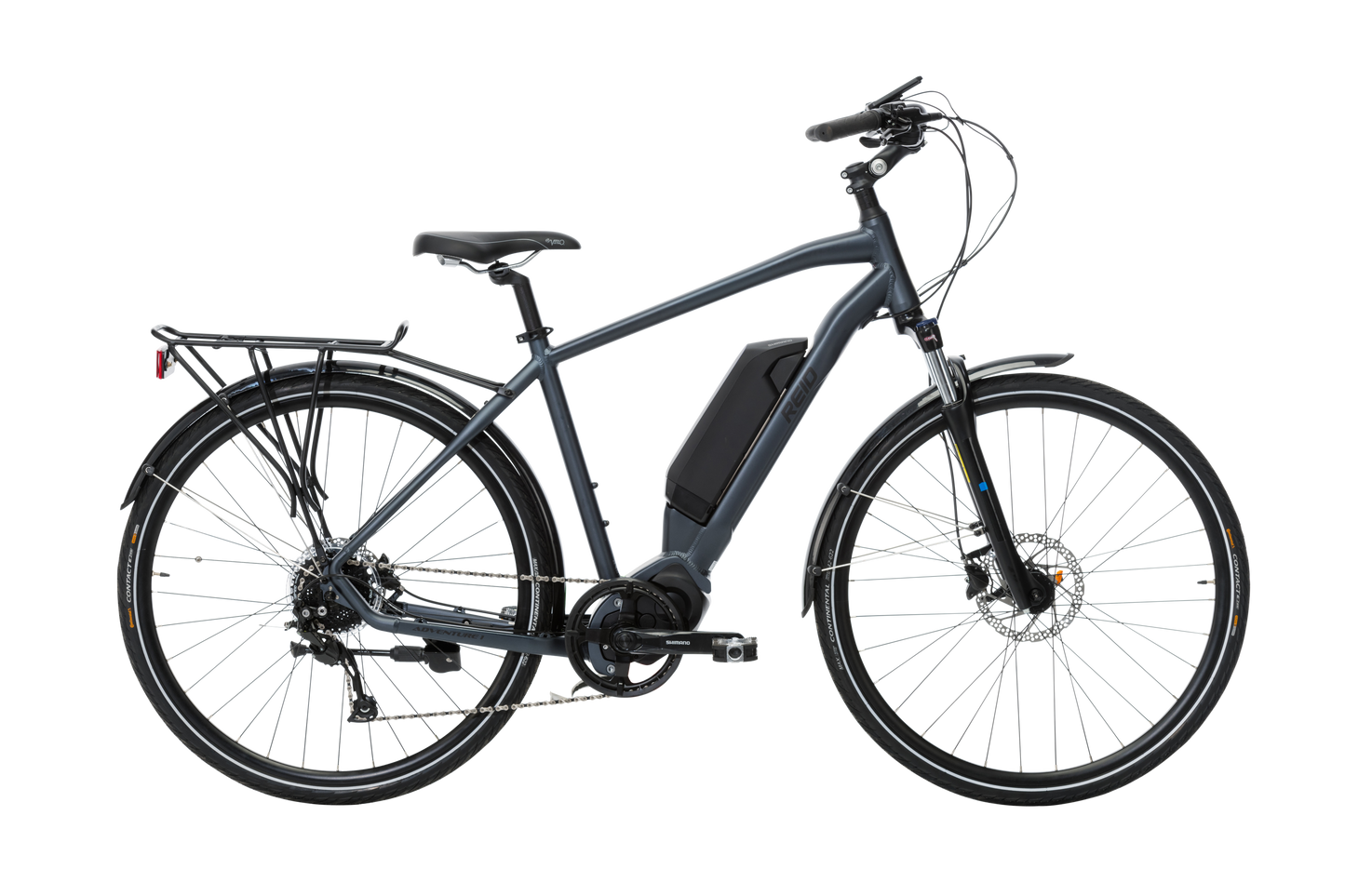 Adventure eBike in Charcoal with Shimano steps drive system from Reid Cycles Australia 