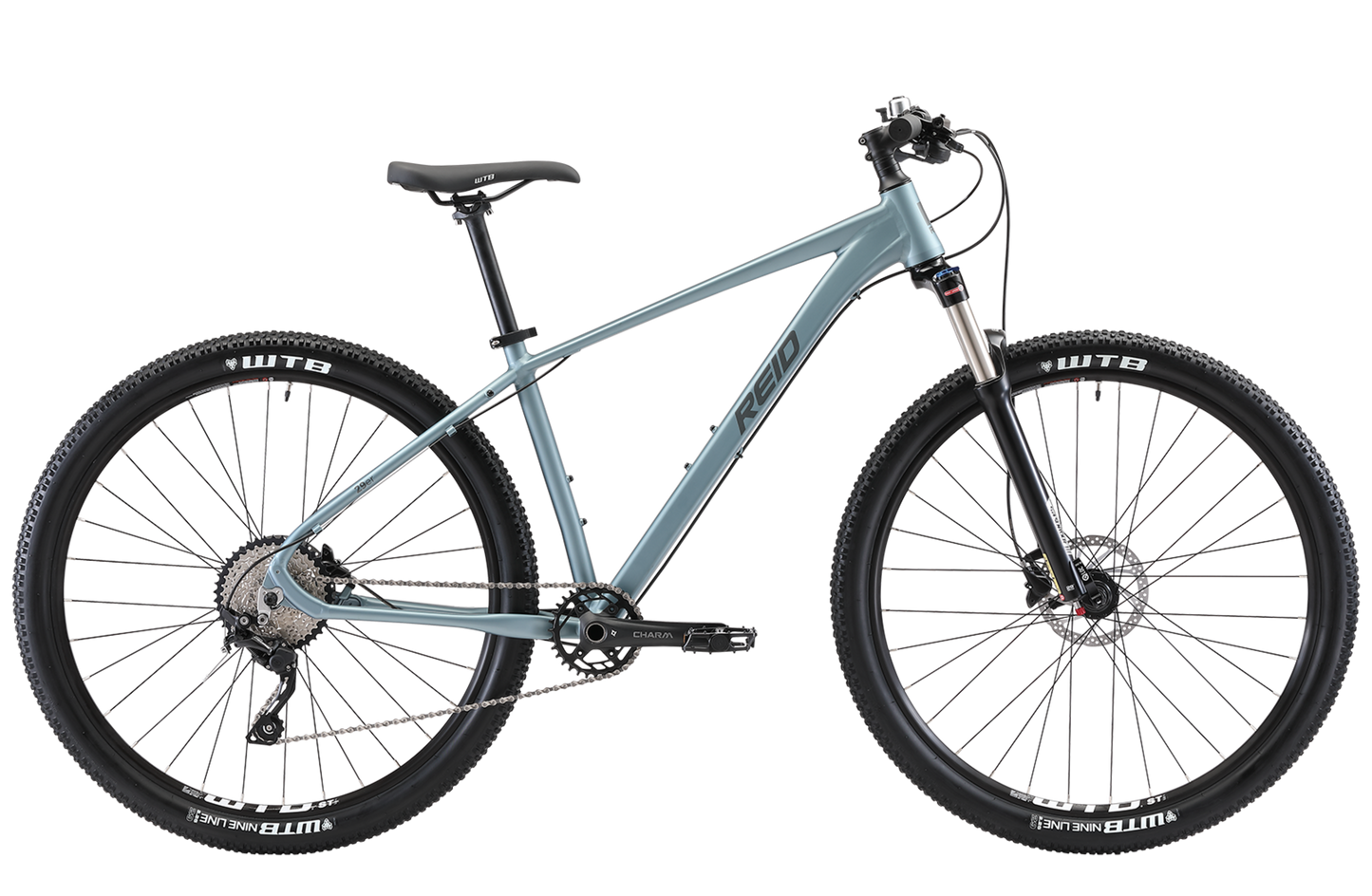 Argon Trail Mountain bike in blue with Shimano 10-speed gearing from Reid Cycles Australia 