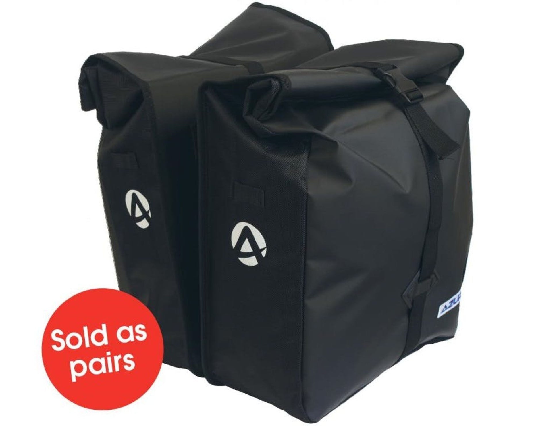 Azur Azur Metro Pannier Bag Set  Black Black / Onesize Black Onesize  Reid Cycles AU