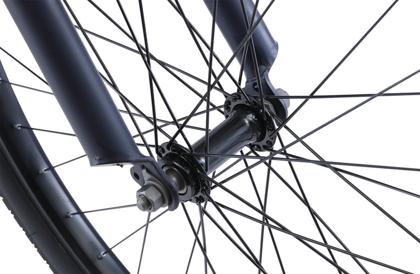 Cruiser Vintage Bike in blue showing locked front rim from Reid Cycles Australia