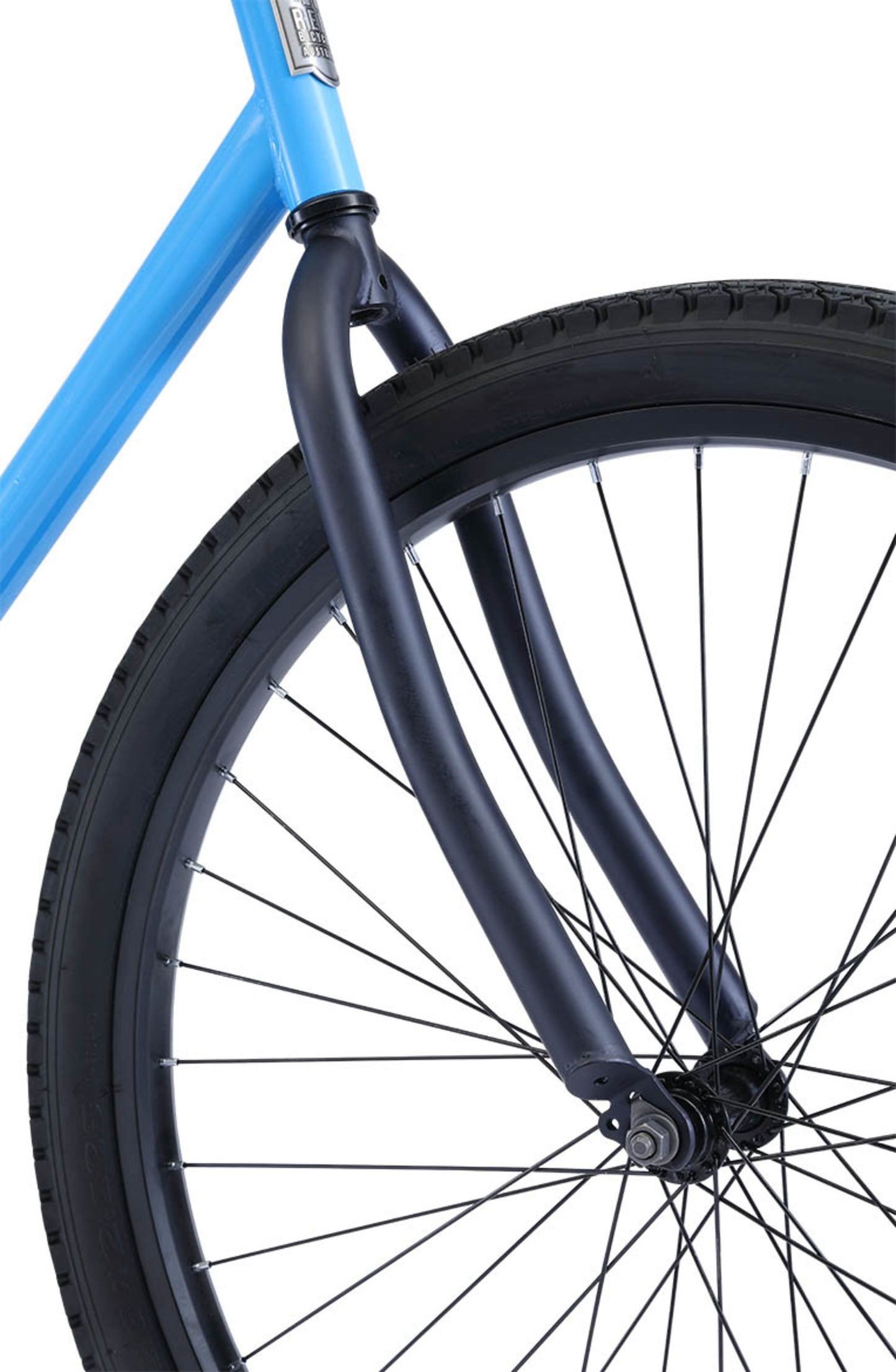 Cruiser Vintage Bike in blue showing locked front rim from Reid Cycles Australia