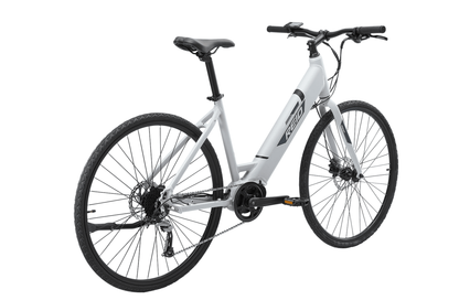 Blacktop 2.0 WSD Electric Bike in white showing on rear angle from Reid Cycles Australia 