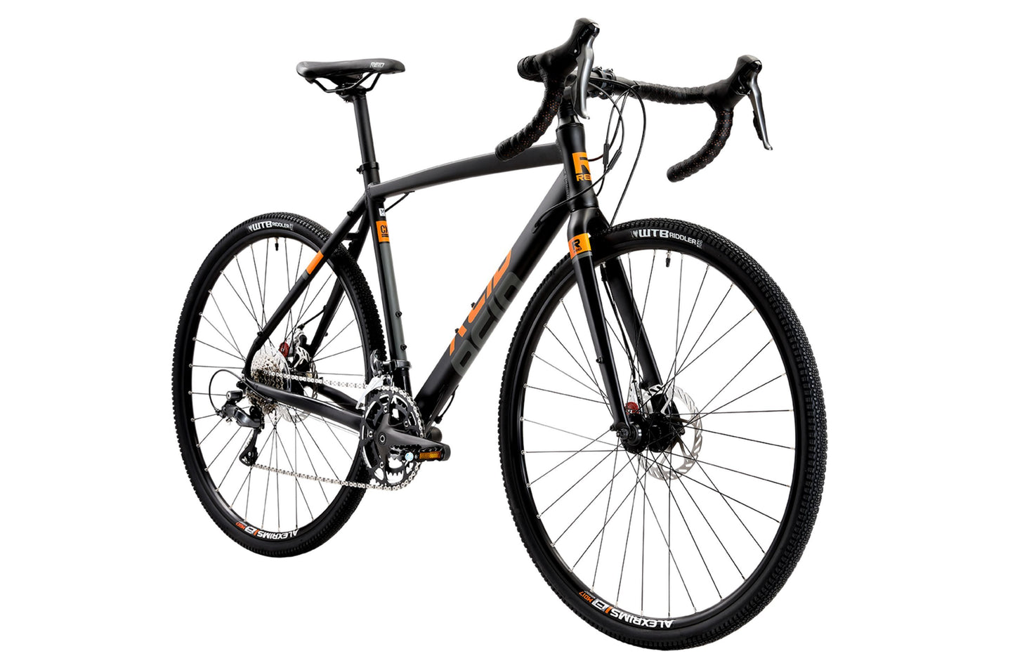 orange cyclocross bike
