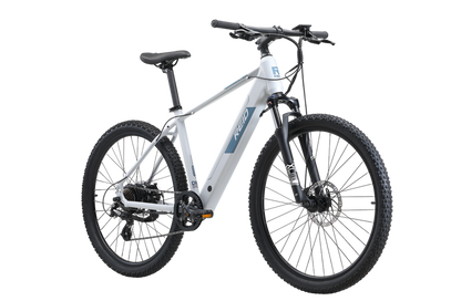 E-trail 1.0 Electric Bike in Grey showing on front angle from Reid Cycles Australia
