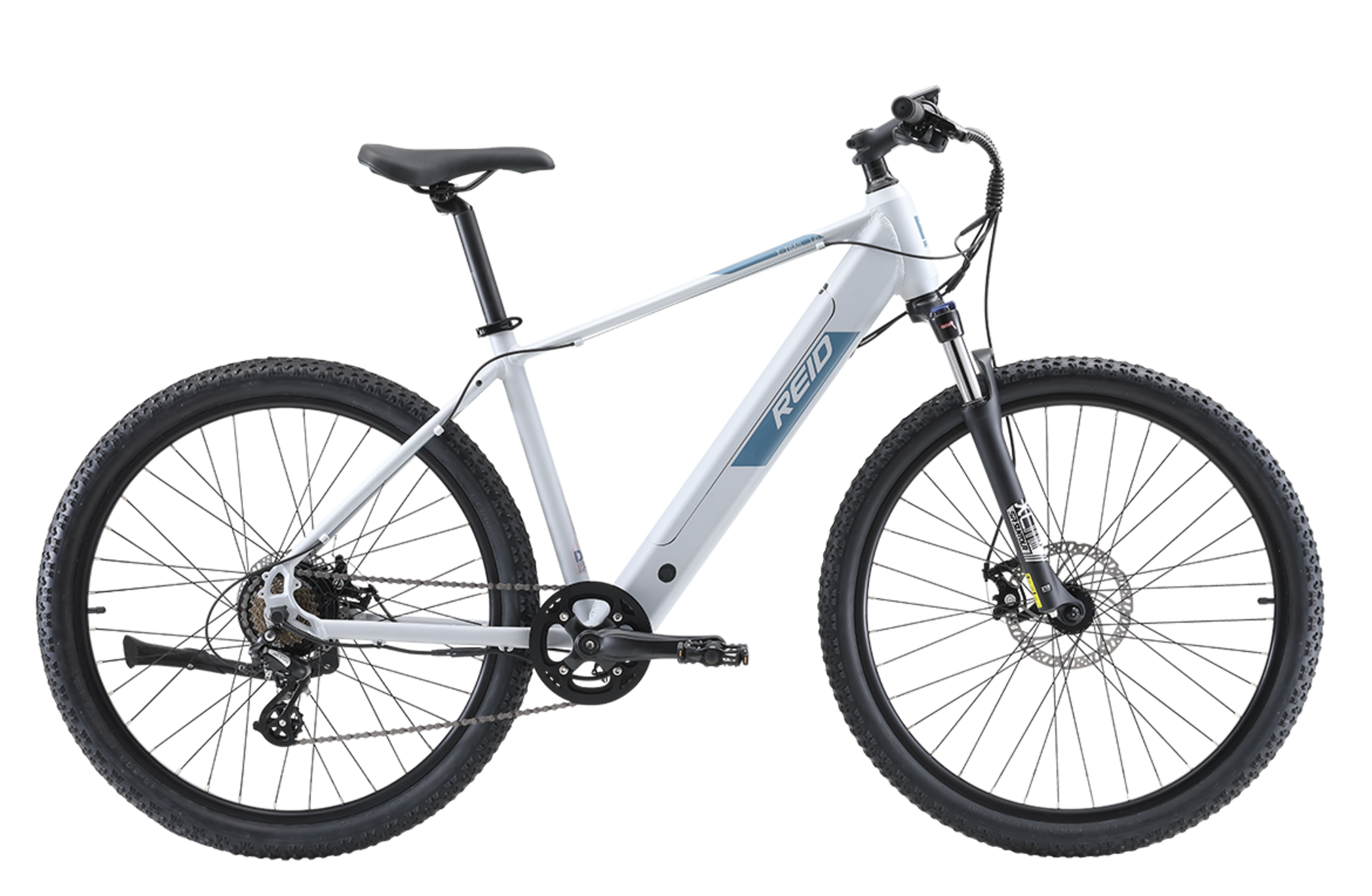 E-trail 1.0 Electric Bike in Grey with Bafang rear hub motor from Reid Cycles Australia