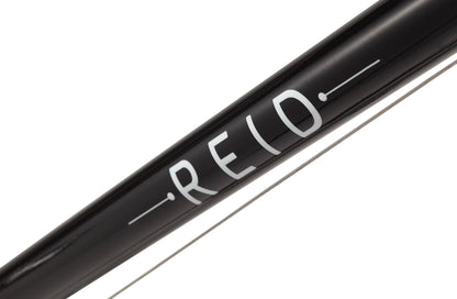 Ladies Esprit Vintage Bike in Black showing Reid Logo on step through downtube from Reid Cycles Australia