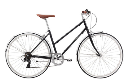 Ladies Esprit Vintage Bike in Black with 7-speed Shimano gearing from Reid Cycles Australia