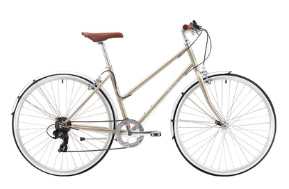 Ladies Esprit Vintage Bike in Champagne with 7-speed Shimano gearing from Reid Cycles Australia