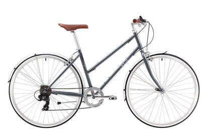 Ladies Esprit Vintage Bike in Metallic Charcoal with 7-speed Shimano gearing from Reid Cycles Australia