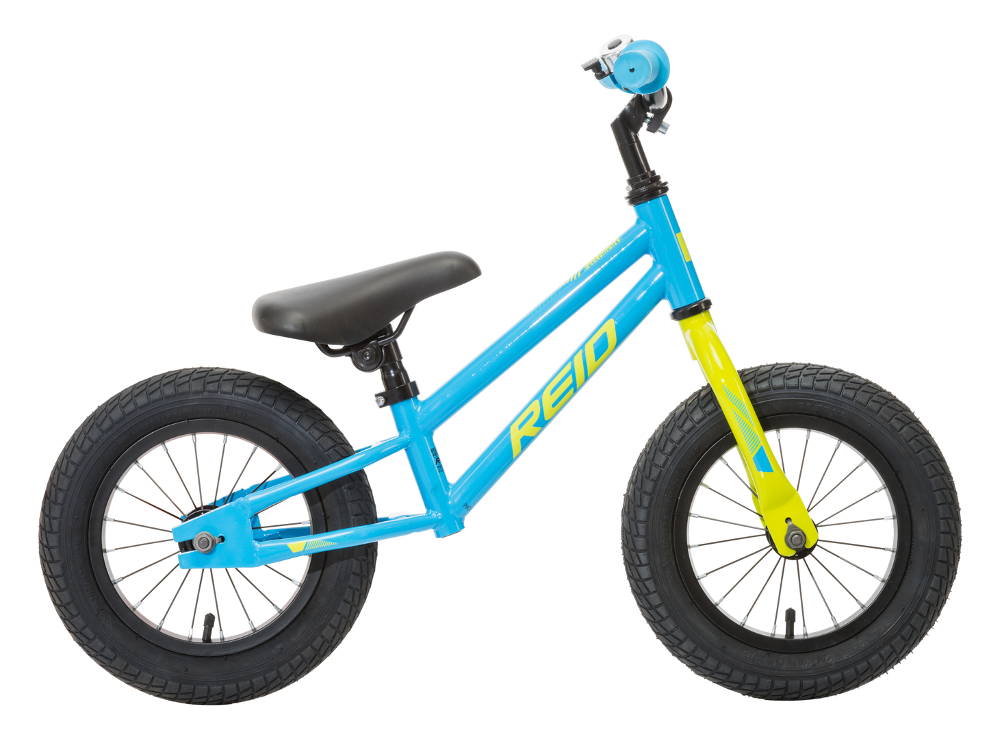 Explorer S Kids Balance Bike in Blue showing BMX style bike frame from Reid Cycles Australia 