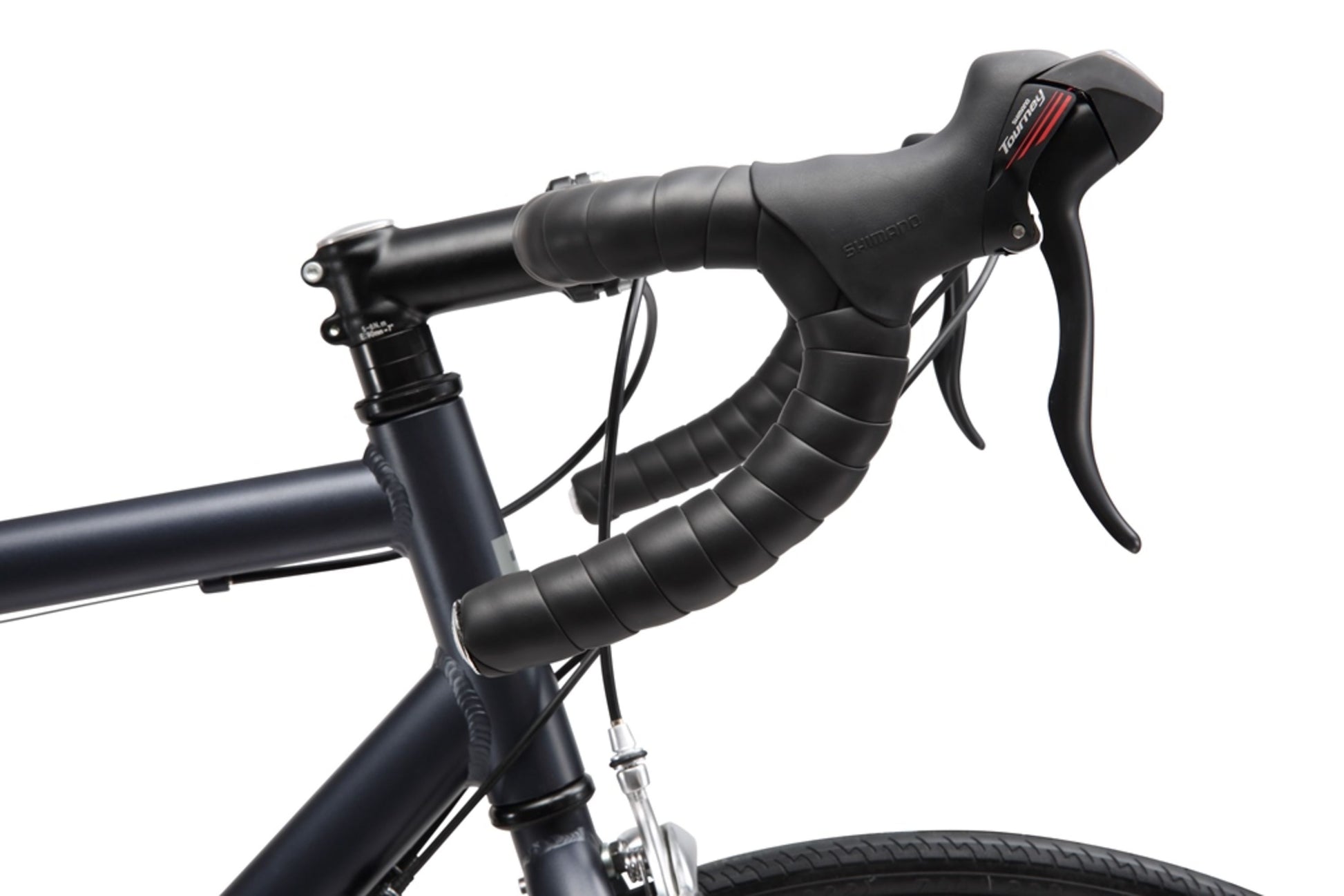 The Express Road in Gunmetal Grey featuring drop bar handlebars from Reid Cycles Australia